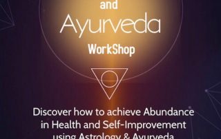 Astrology and Ayurveda Workshop, March 21, 2019